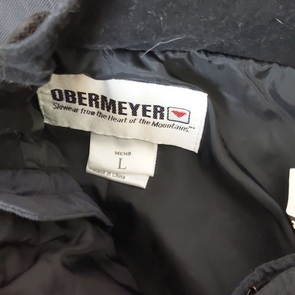 OBERMEYER black ski pants mens size large - Picture 2 of 5